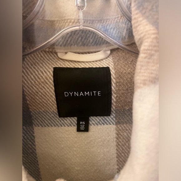 SOLD // Dynamite // Sz S // Cropped Shacket - Picture 3 of 3